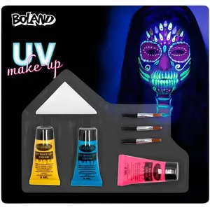 Comparateur de prix : Boland Kit de maquillage : Bright skull UV