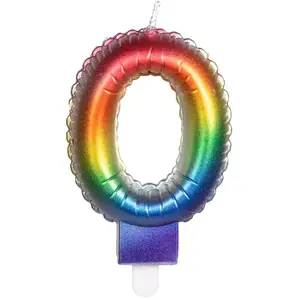 Boland- Bougie en Forme de Chiffre, 30130, Multicolore, Taille Unique pas cher