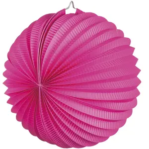 Boland Lanterne Boule Papier Rose x1 30465 pas cher