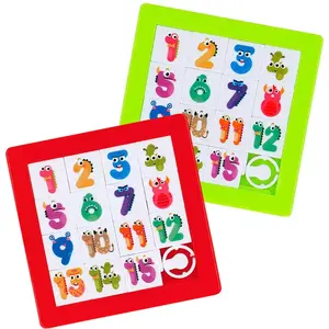 RueDeLaFete Set 2 Puzzles coulissants 2 couleurs pas cher