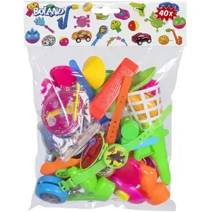 Comparateur de prix : Boland Set Sachet de fête - assortiment de 40 jouets - Kermesse Fête Anniversaire