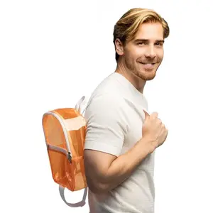 Comparateur de prix : Sac à dos Clarity orange fluo - 28 x 23 x 10 cm