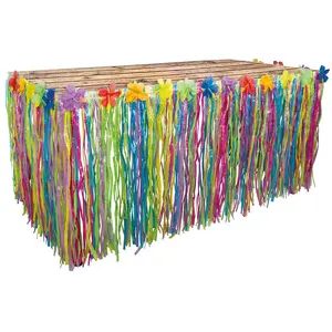 Comparateur de prix : Boland Jupe de table Hawaïenne 75 x 300 cm