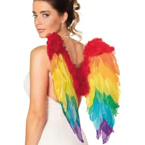 Comparateur de prix : Ailes multicolores adulte taille unique