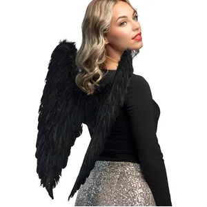 Comparateur de prix : Aptafetes Maxi ailes ange en plumes noires