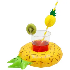 RueDeLaFete Porte-gobelet gonflable Ananas pas cher