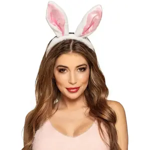 Comparateur de prix : Boland diadème oreilles de lapin en peluche femmes blanc taille unique