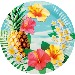 RueDeLaFete Assiettes En Carton - Paradise x 6 pas cher