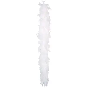 Comparateur de prix : Boland Boa en plumes - Blanc - 180cm - Accessoire de déguisement pour adulte