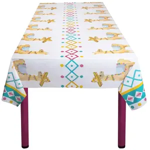 RueDeLaFete Nappe plastique rectangle LAMA pas cher