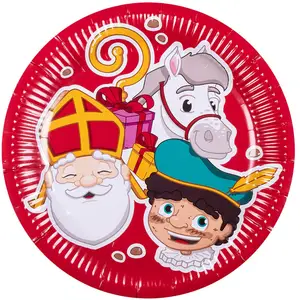 Comparateur de prix : RueDeLaFete Assiettes en carton Saint Nicolas x10