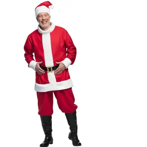 Comparateur de prix : Boland 13396 - Costume Père Noël, taille M/L pour adultes, 4 pièces, costume de Père Noël, costume de Saint Nicolas