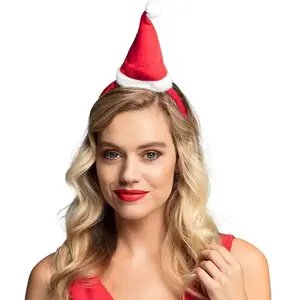 Comparateur de prix : Serre-tête chapeau pointu Mère Noël - BOLAND - Noël - Femme - Rouge
