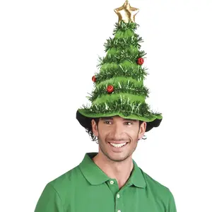Comparateur de prix : Boland chapeau sapin de Noël vert 36 x 48 cm
