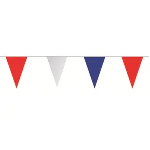 RueDeLaFete Guirlande de supporter fanions tricolores pas cher
