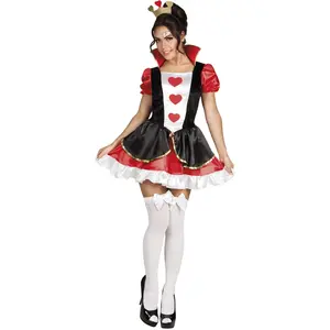 Comparateur de prix : Boland -83857 Reine des Coeurs Costume Femme pour Adultes, Rouge/Noir/Blanc, M, 83857