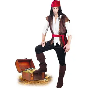 Comparateur de prix : falksson déguisement de pirate des tempêtes - xl/xxl - marron - boland 83533