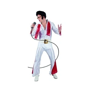 Comparateur de prix : Déguisement rock star Elvis brillant - BOLAND - Taille L - Costume de scène pour homme