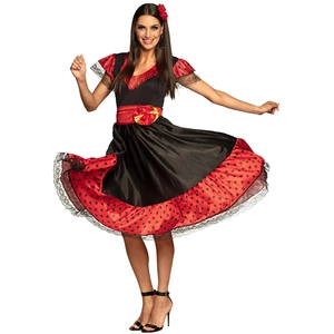 Comparateur de prix : Boland 83621   Adultes Costume Flamenco Woman Noir