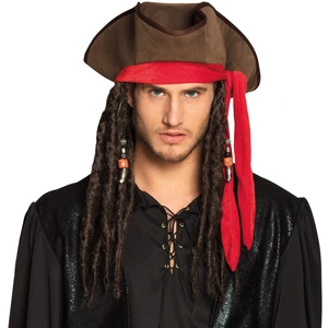 Comparateur de prix : chapeau pirate marron avec dreadlocks - boland 81938