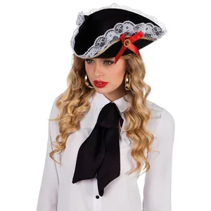 Boland Chapeau pirate tricorne Stacey - Femme - Noir - Extérieur - Adulte
