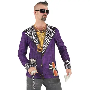 Comparateur de prix : RueDeLaFete Déguisement Tee-Shirt Roi du Bling Bling