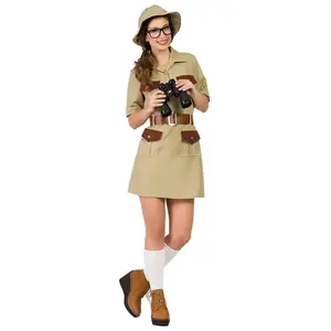 RueDeLaFete Costume adulte Safari Jade - M/L pas cher