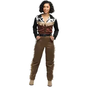 Boland - Costume Cowgirl pour femme, 3 pièces, costume de carnaval pour une fête à thème, Halloween ou le carnaval, Far West, Cowboy