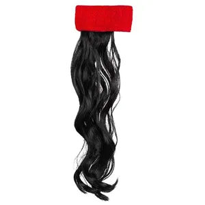 Comparateur de prix : Max Bersinger bandeau rouge avec cheveux noirs - boland 85994