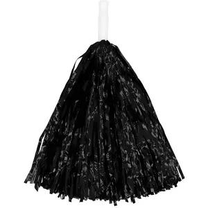 Comparateur de prix : Boland Pom Pom Noir Accessoires Cheerleader EVJF Soirée Animation