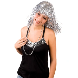 Comparateur de prix : Boland - Perruque - Couleur métallique One Size argent