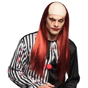 Comparateur de prix : Boland 85612 - Perruque de clown tueur en cheveux synthétiques, Accessoires pour Halloween, Costumes de carnaval, Carnaval, Fête à thème