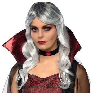 Comparateur de prix : Boland 85609 - Perruque Miss Clown, cheveux artificiels rouges, longs, accessoires pour costumes de carnaval, coiffure pour carnaval, halloween