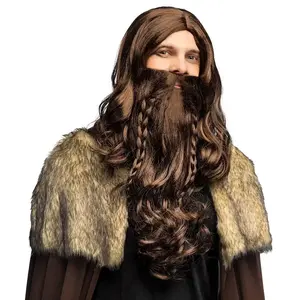 RueDeLaFete Perruque Viking warrior avec barbe pas cher