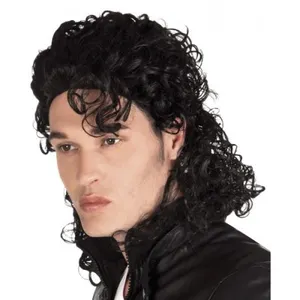 Comparateur de prix : Boland perruque popstar hommes noir