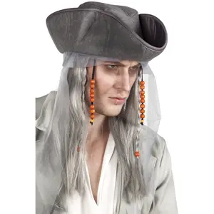 Boland Perruque pirate grise homme taille unique pas cher