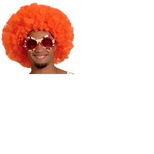 Comparateur de prix : Boland Perruque - Afro - Orange - Adulte - Mixte - Intérieur
