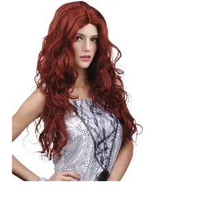 Comparateur de prix : Boland perruque cheveux longs bouclés brun femme - 86046