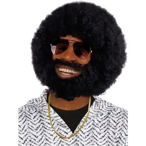 Comparateur de prix : Boland Perruque Rufus Avec Barbe Et Moustaches Noires