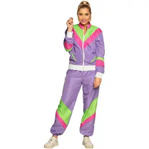 Comparateur de prix : Boland- Trainingsanzug Retro Frau Costumes Taille Adulte, 10260824, Mehrfarbig, M