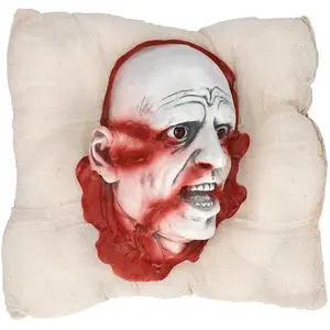 Comparateur de prix : Boland 73216 - Coussin d'horreur, taille 38 x 30 cm, Décoration d'Halloween, Décoration de fête