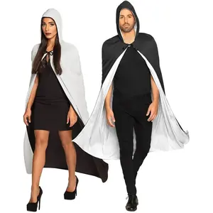 Comparateur de prix : Boland Cape de Vampire Réversible pour Adulte - JOUR DE FETE - Noir/Blanc - 170 cm - Polyester