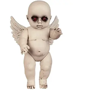 Comparateur de prix : Boland 72266 Poupée d'ange diabolique en plastique Taille 30 cm, Beige/Rouge