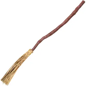 Comparateur de prix : Balai de sorcière Boland - Marron - 90 cm - Pour costume de carnaval ou fête costumée