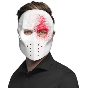Boland 72276 Masque de hockey sur glace, masque de tueur, psycho, accessoire pour Halloween, carnaval, fête à thème