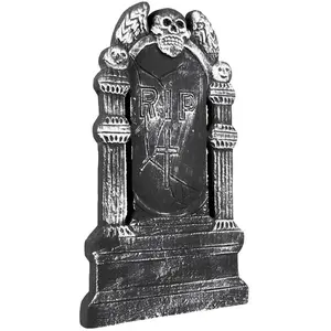 Halloween Pierre tombale lugubre "RIP" 50 cm x30 cm