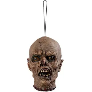 Comparateur de prix : Boland décoration tête de vaudou 25 x 17 cm latex marron