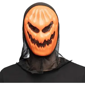 Masque Citrouille avec capuchon