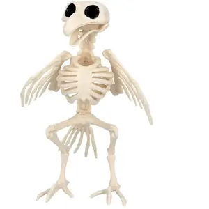 Comparateur de prix : Boland 72406 - Squelette d'oiseau, taille 20 cm, bouche, en plastique, décoration pour Halloween, carnaval, fête à thème
