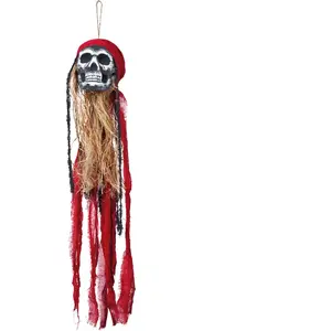 Comparateur de prix : Boland 74387   Tête de mort pirate Déco env. 90 x 17 cm